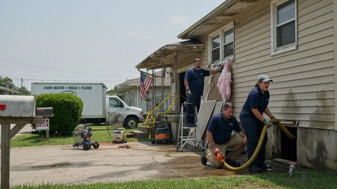 Water Damage Repair in Jamestown, LA near me